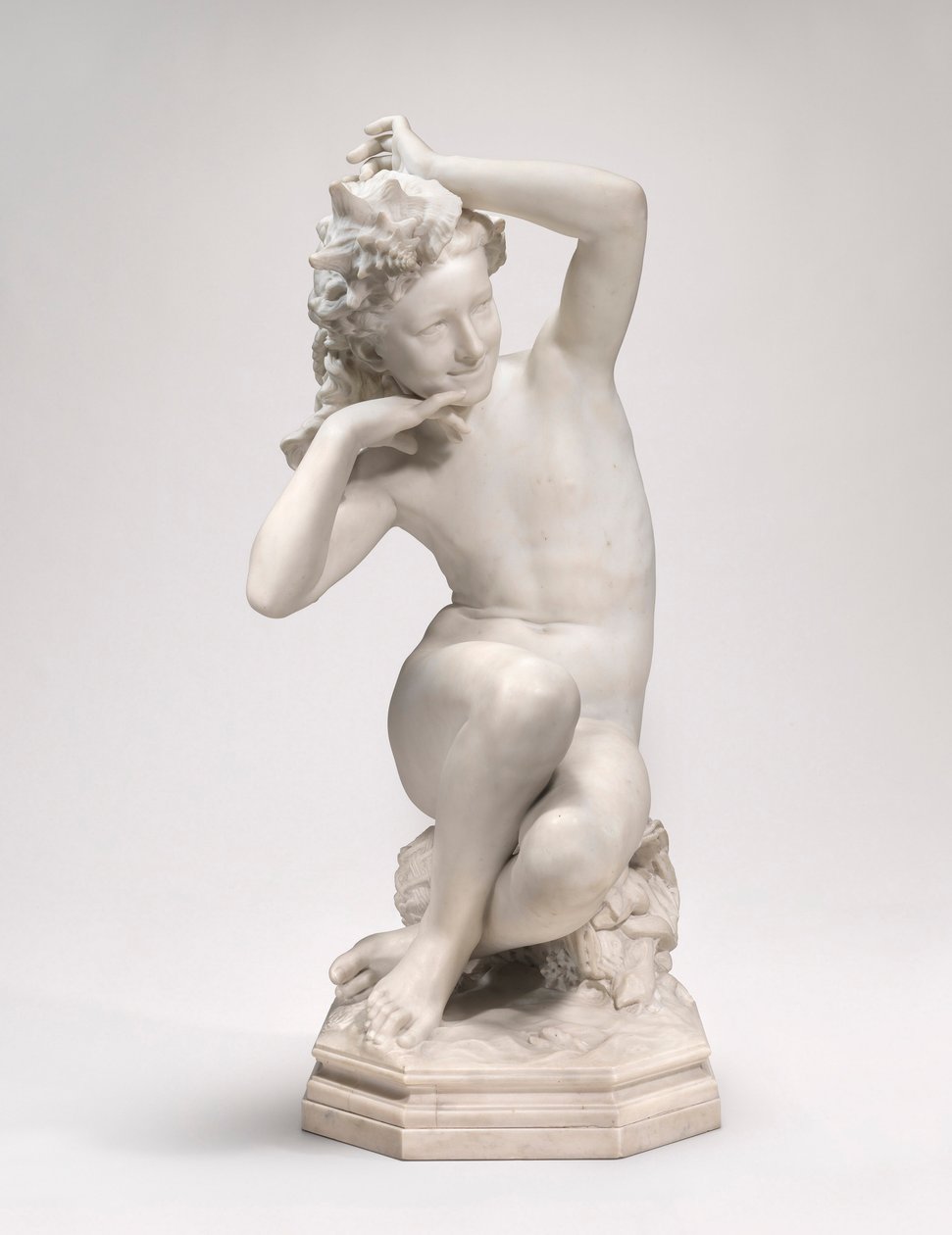 Kabuklu Kız, 1863-67 (mermer) by Jean Baptiste Carpeaux