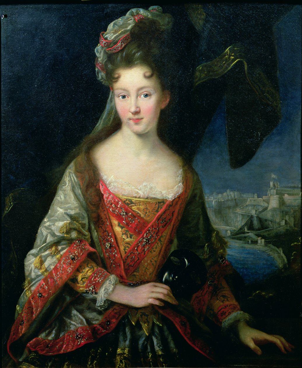 Monako Prensesi Louise-Hippolyte (1687-1731) portresi by Jean Baptiste van Loo