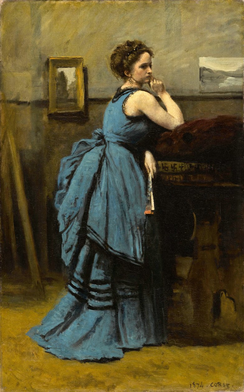 Mavili Bayan by Jean Baptiste Camille Corot