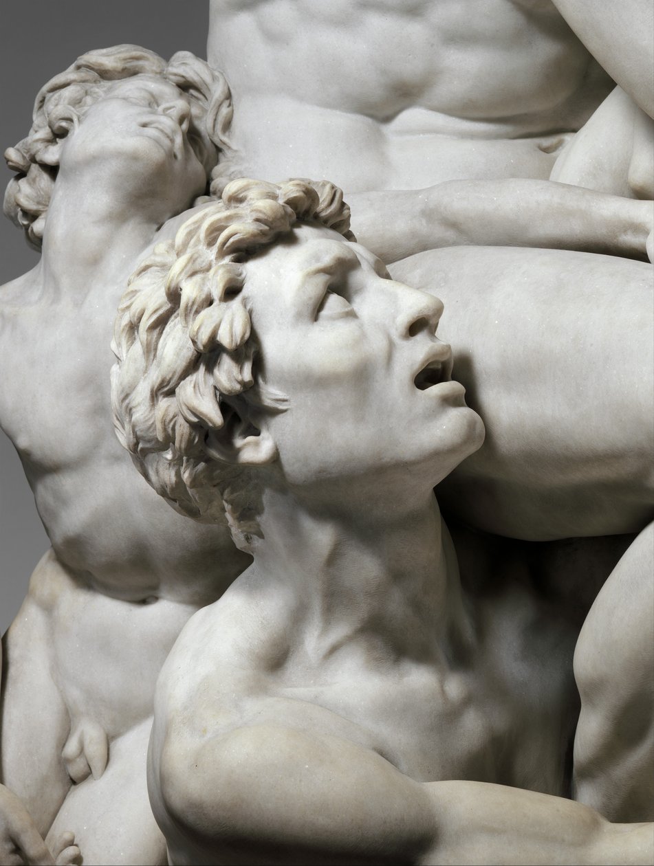 Ugolino ve Oğullarından Detay by Jean Baptiste Carpeaux