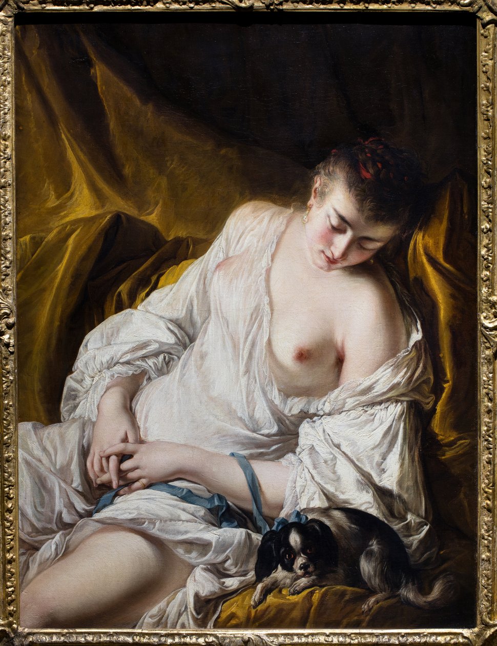 Une femme qui dort ou la Fidelite surveillante, v by Jean-Baptiste Deshays