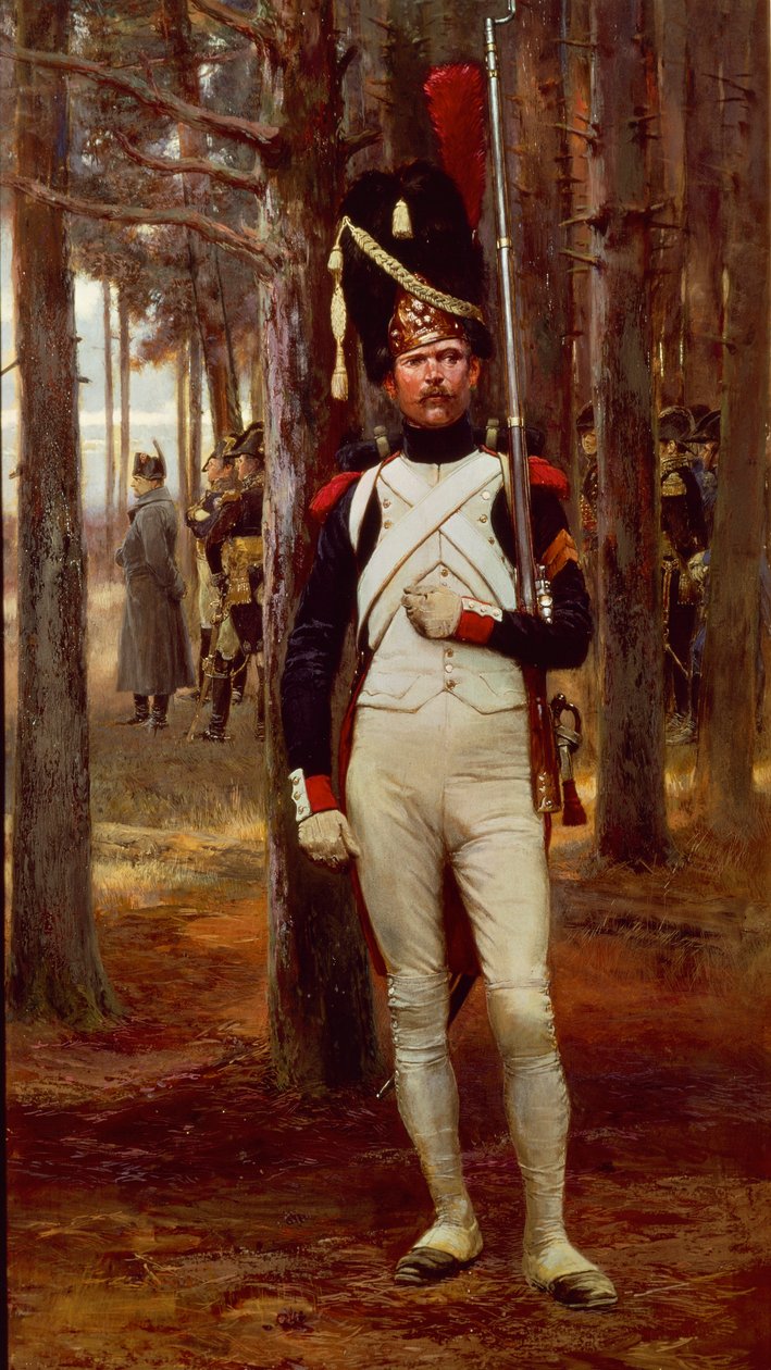 İmparatorluk Muhafızlarının Ayak Bombası, Edouard Detaille by Jean Baptiste Edouard Detaille