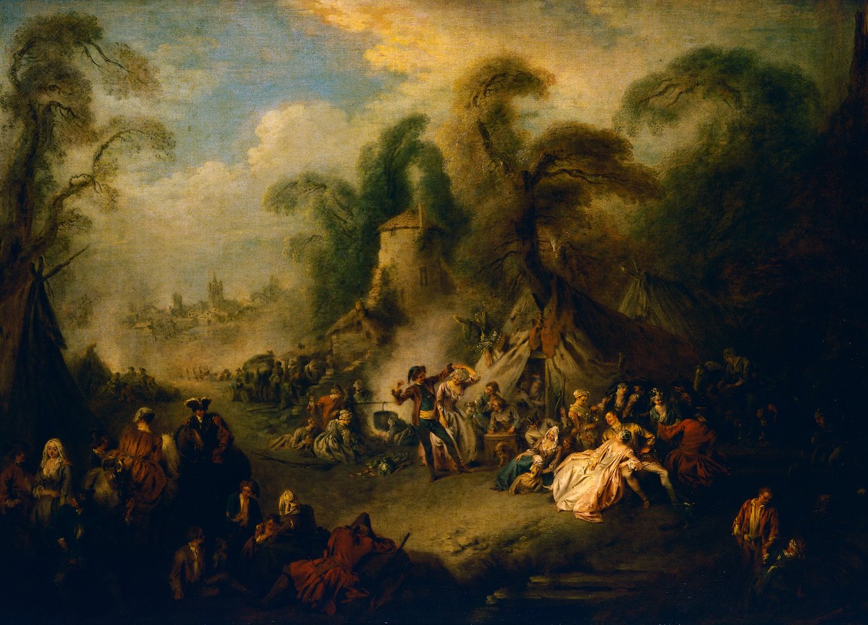 Ülke festivali, yaklaşık 1728, Jean-Baptiste Pater