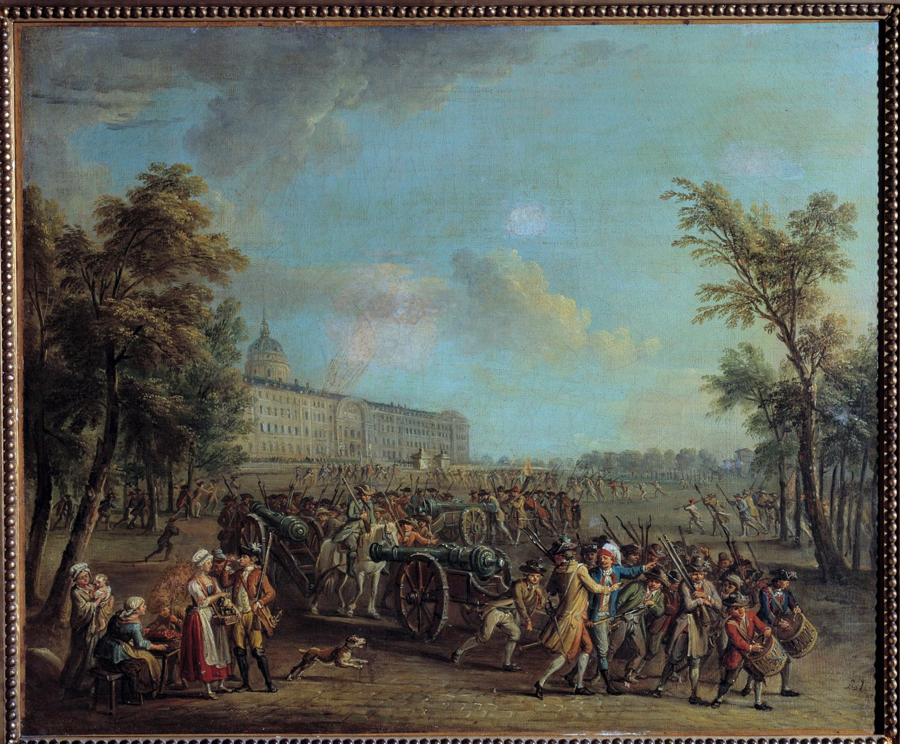 Fransız Devrimi: “” Paris halkı Invalides