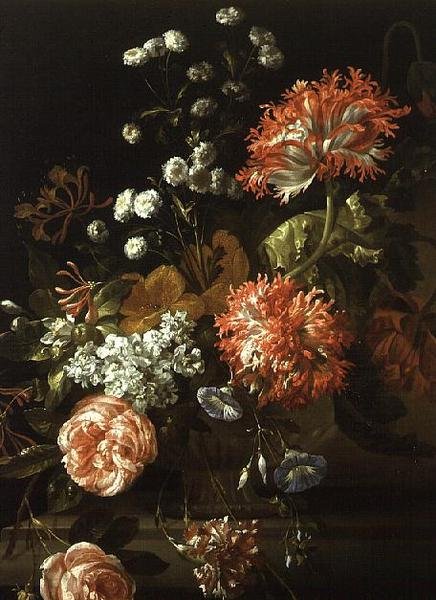 Natürmort Çiçekler (tuval üzerine yağlı boya) by Jean Baptiste Monnoyer