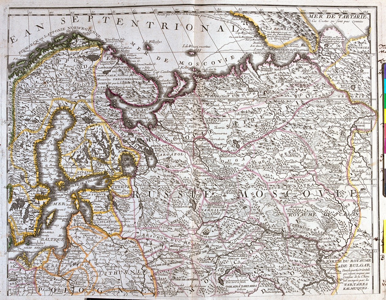 Moskova Haritası (Rusya), İsveç Krallığı, Baltık Eyaletleri ve Polonya