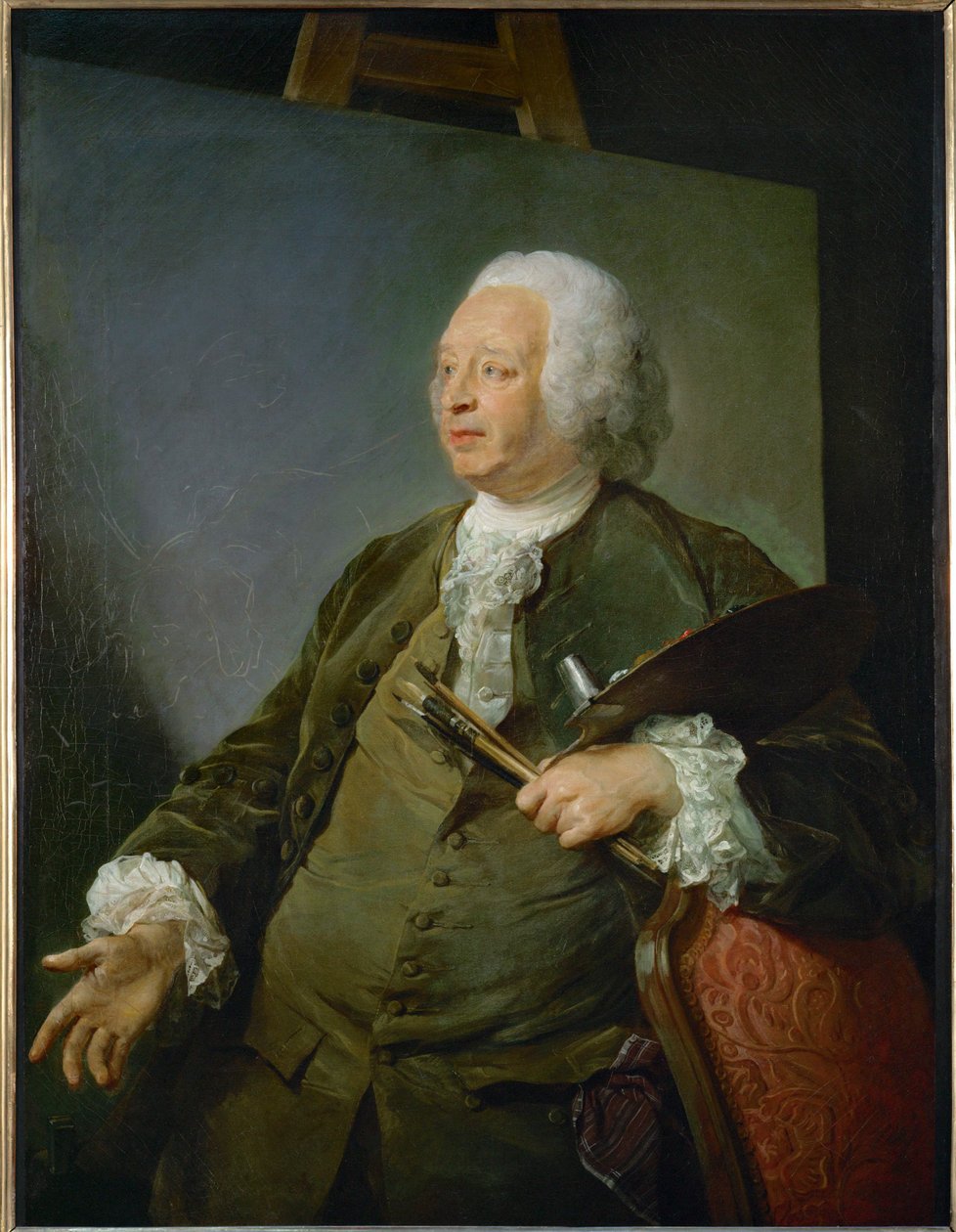 Ressam Jean-Baptiste Oudry... by Jean-Baptiste Perronneau