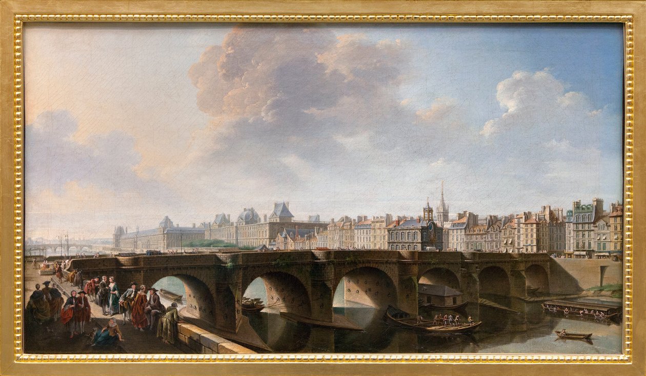 Pont Neuf (Yeni Köprü) köprüsü, Paris, Fransa
