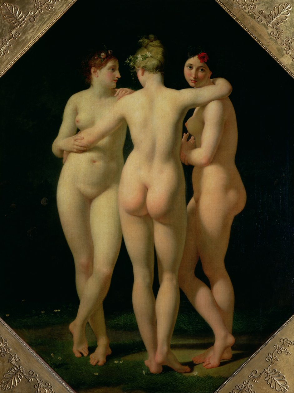 Üç Güzeller by Jean Baptiste Regnault