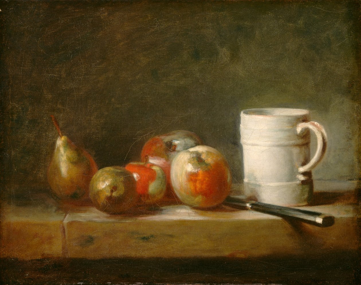 Beyaz Kupalı Natürmort , yak. 1764 (tuval üzerine yağlı boya) by Jean Baptiste Simeon Chardin