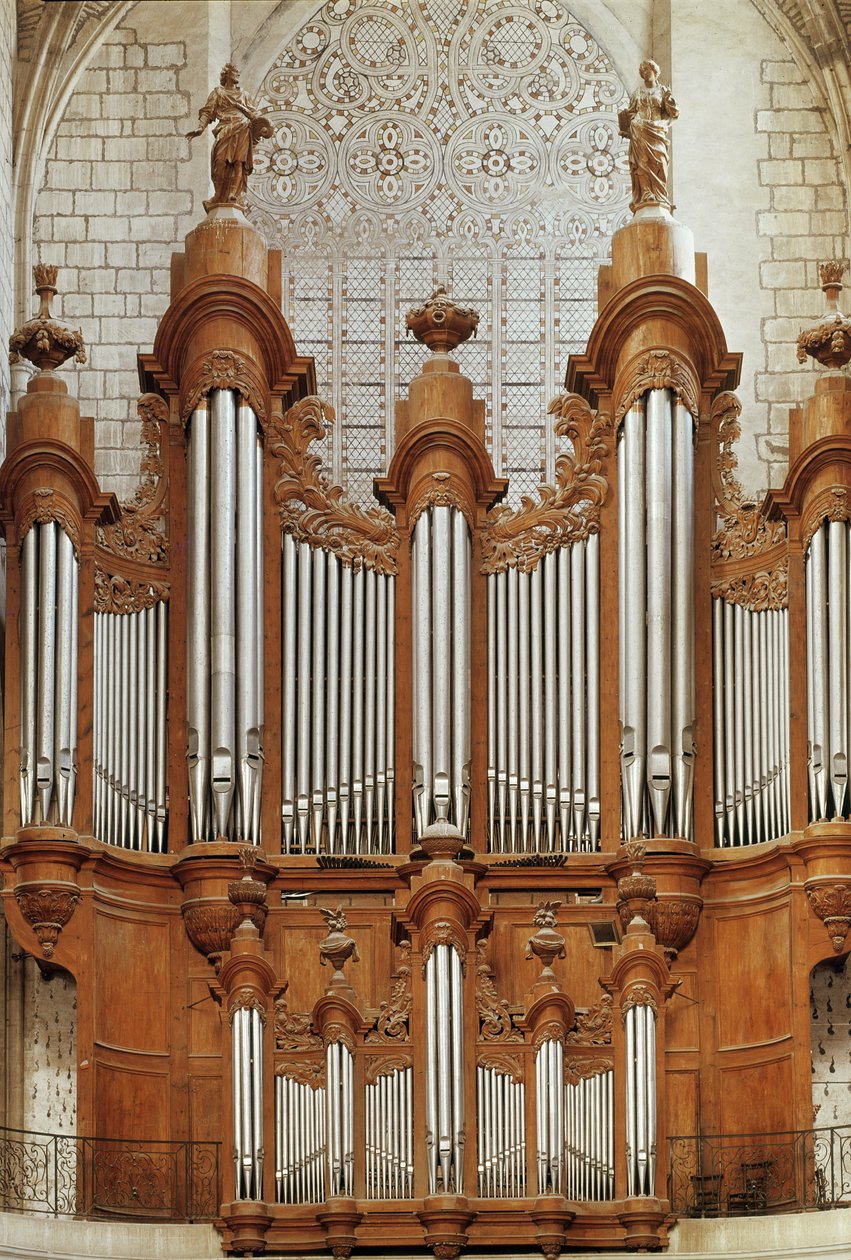 Saint-Maximin-la-Sainte-Baume Organı, 1773 (ahşap ve metal) by Jean Esprit Isnard