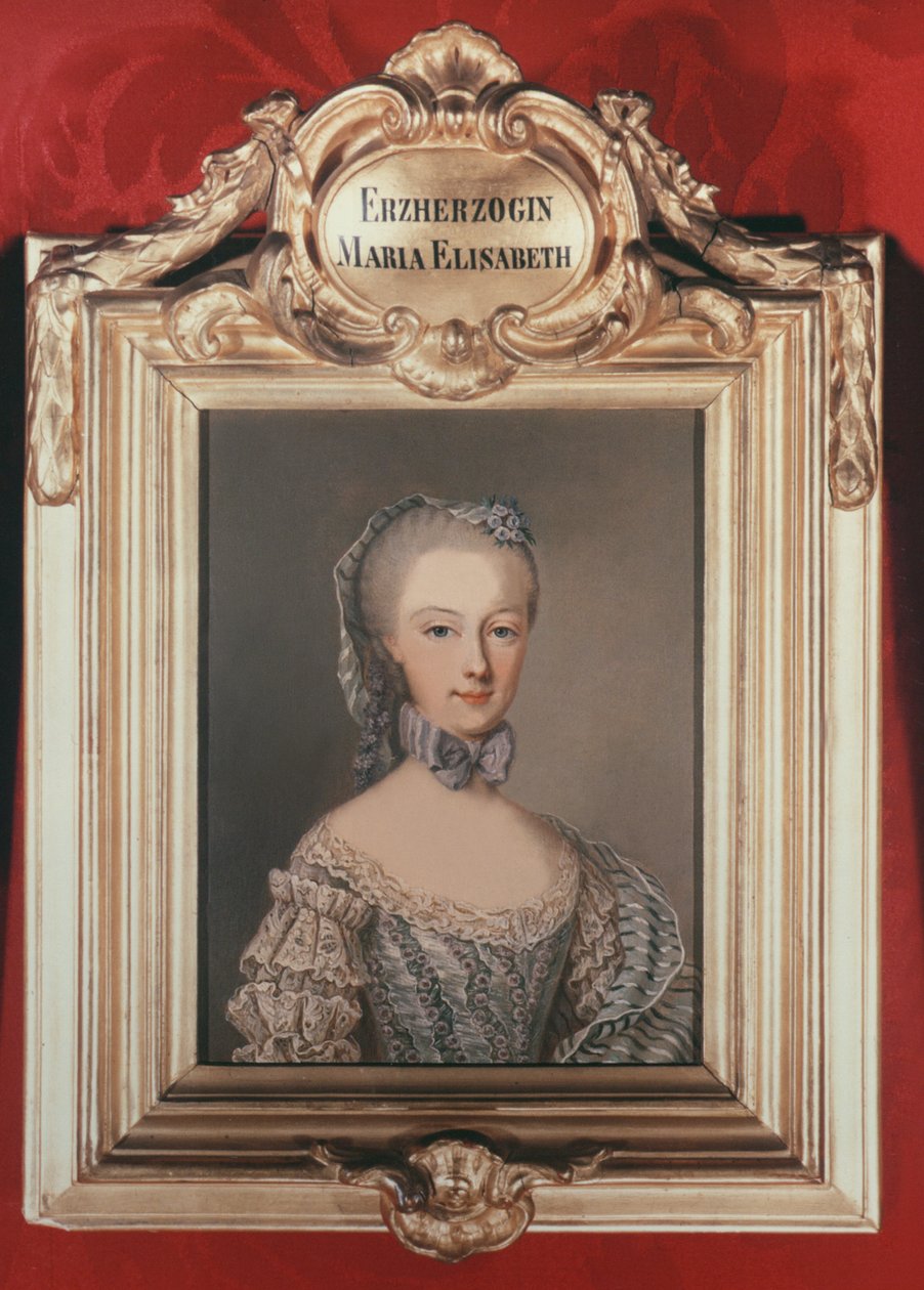 Arşidüşes Maria Elisabeth (1743-1808) Francis I ve Avusturya Maria Theresa
