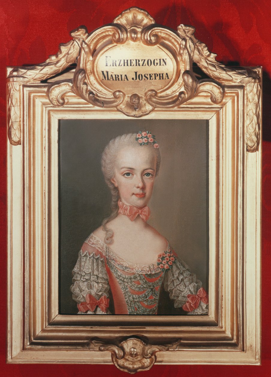 Arşidüşes Maria Josepha (1751-67) I. Francis ve Avusturya İmparatoriçesi Maria Theresa