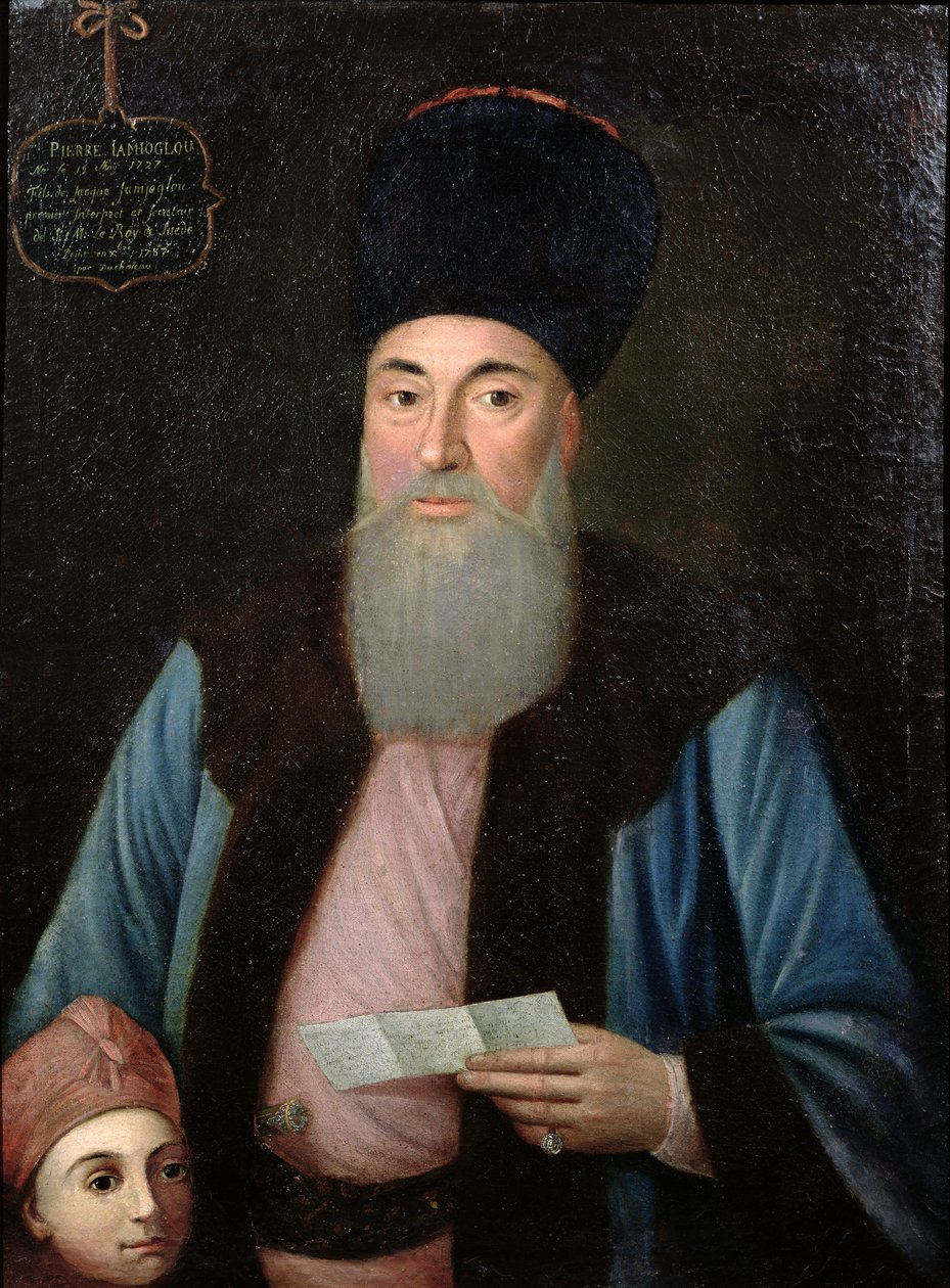 Pierre Çamcıoğlu (d.1727) ve oğlu, 1787 by Jean Francois Duchateau