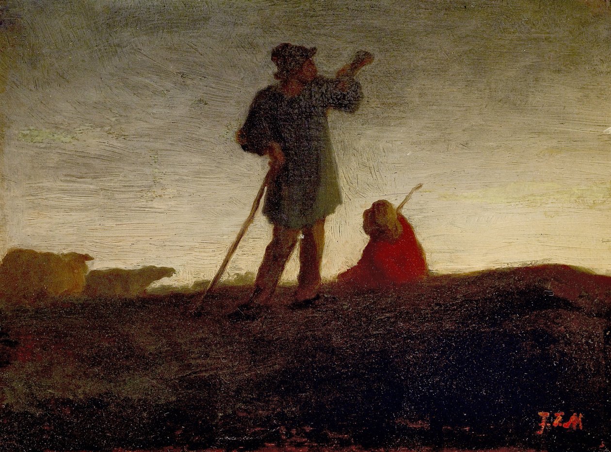 Sürüyü Hatırlamak, 1866-72 by Jean Francois Millet