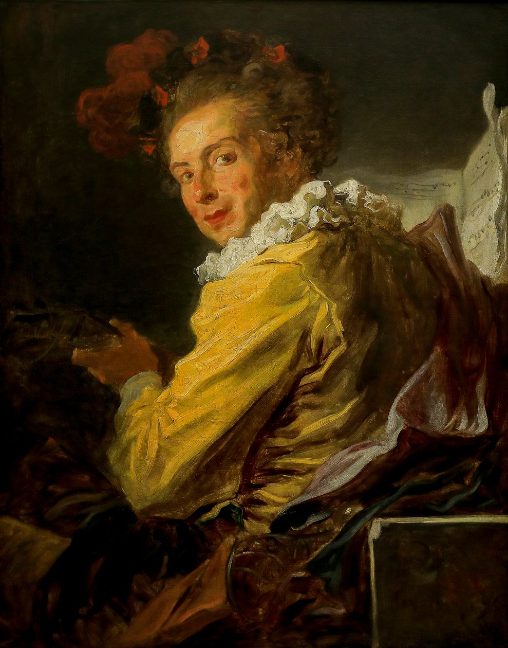 Fantezi figürü. Mösyö de La Breteche'nin portresi by Jean Honore Fragonard