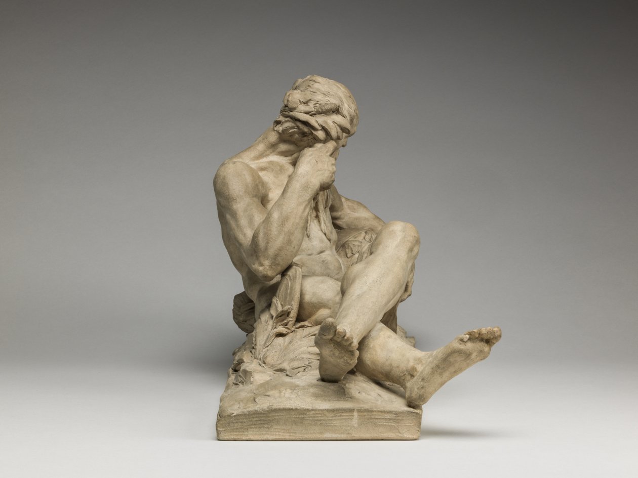 Nehir Tanrısı, 1755 (pişmiş toprak) by Jean Jacques Caffieri