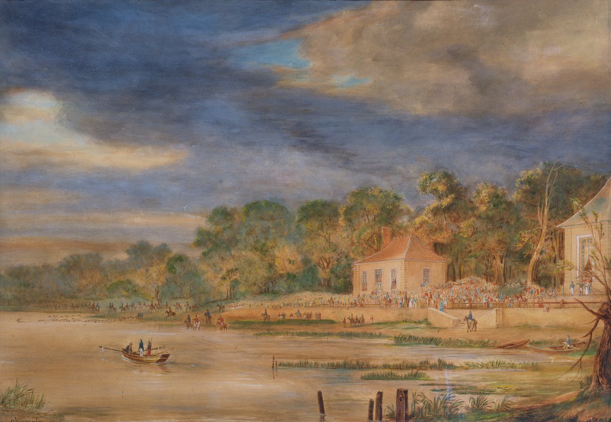 Tour Rambouillet göletinde Kraliyet Avı by Jean Jacques Champin