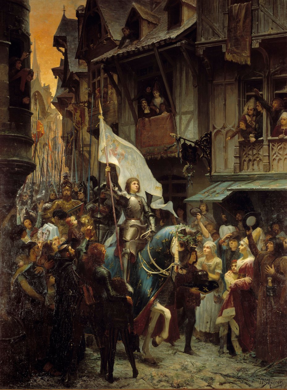Joan of Arc'ın 8 Mayıs'ta Orleans'a girişi by Jean Jacques Scherrer