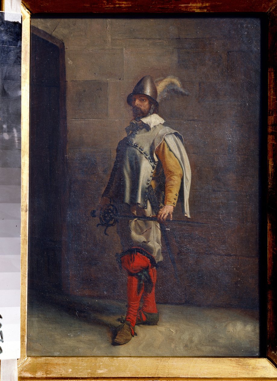 Huguenot (Bir Huguenot). Din savaşları sırasında Protestan Fransız Kalvinisti. Ernest Jean Louis Meissonier