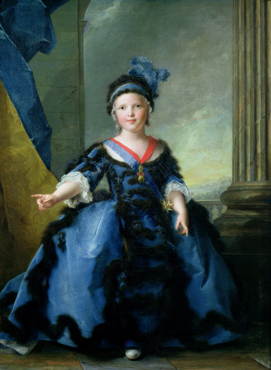 Louis-Joseph-Xavier de France (1751-61) Burgonya Dükü by Jean Marc Nattier