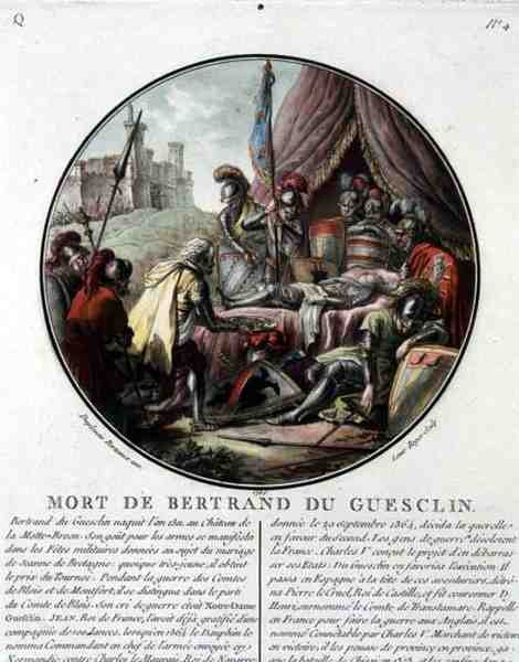 Louis Roger tarafından oyulmuş Bertrand du Guesclin