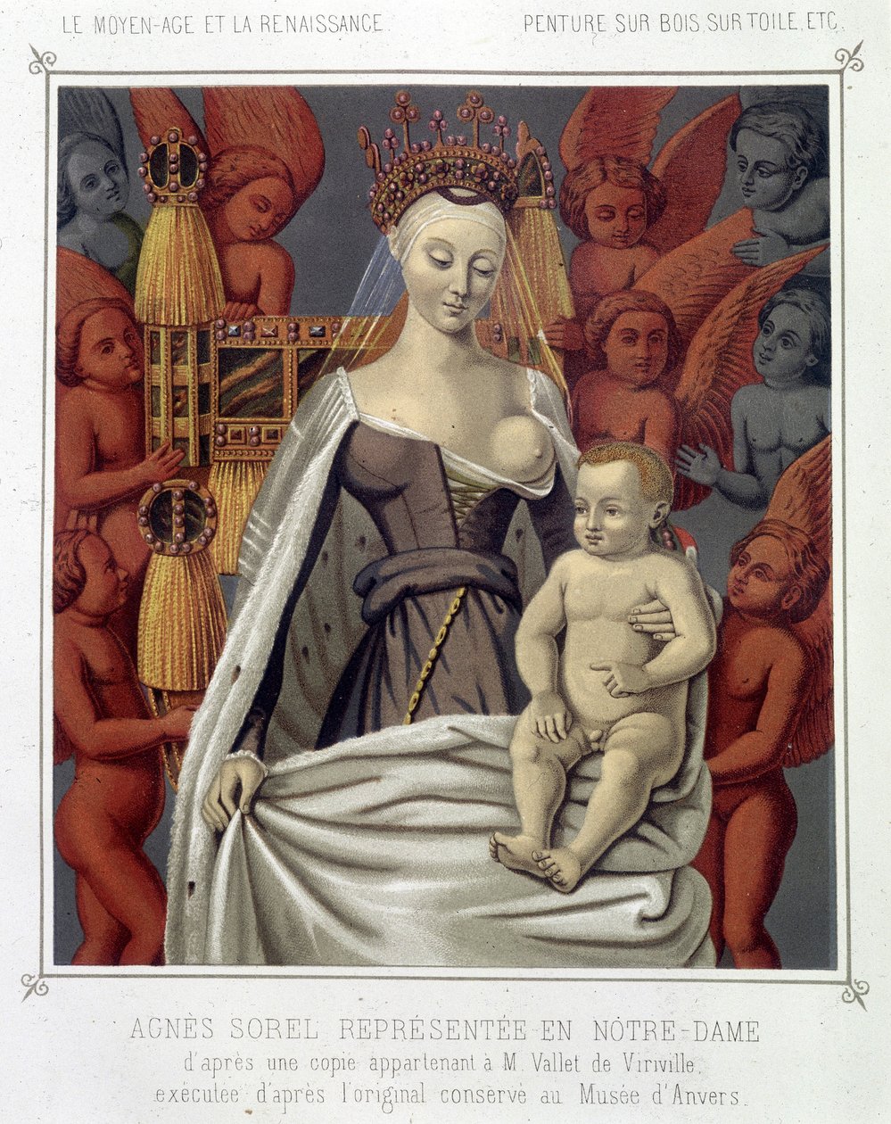 Agnes Sorel (1422-1450) (Beaute sur Marne Hanımı) (Beaute-sur-Marne) Notre Dame