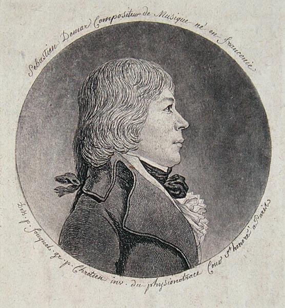 Sebastien Demar (1763-1832) Gilles-Louis Chretien (1754-1811) tarafından oyulmuş (gravür) by Jean (after) Fouquet