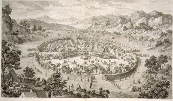 Tchao-Hoei Askerlerini 1758