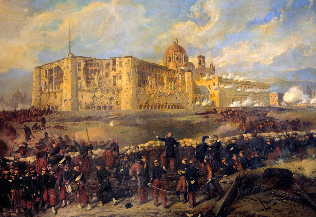 Meksika'dan Sefer (1861-1867): “” General Francois Achille Bazaine (Francois-Achille by Jean Adolphe Beauce