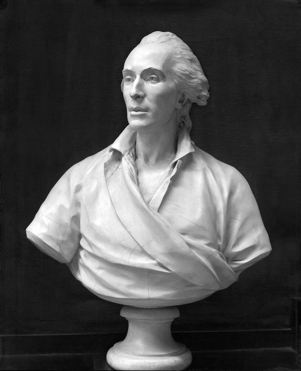 Jean-Baptiste de Piquet (1729-86) Marquis de Mejanes (1729-86) 1786 (mermer) by Jean Antoine Houdon