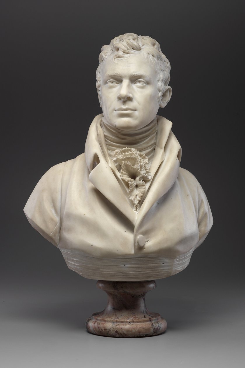 Robert Fulton, c.1804 (mermer) (ayrıca bkz. 140329 & 345579) by Jean Antoine Houdon