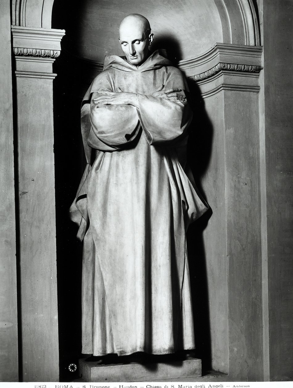 Köln Aziz Bruno (mermer) by Jean Antoine Houdon