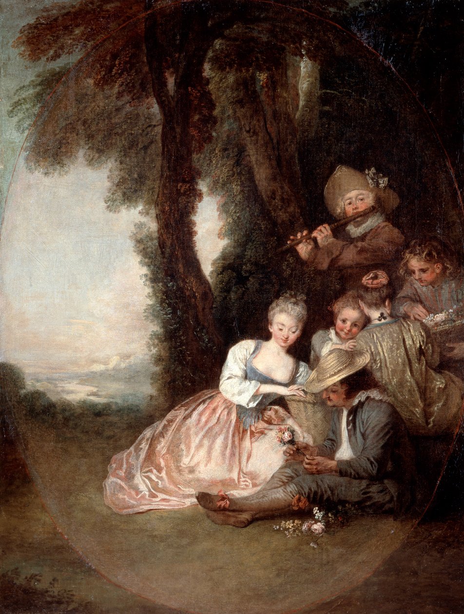 Champetre Konseri, 1715 by Jean Antoine Watteau