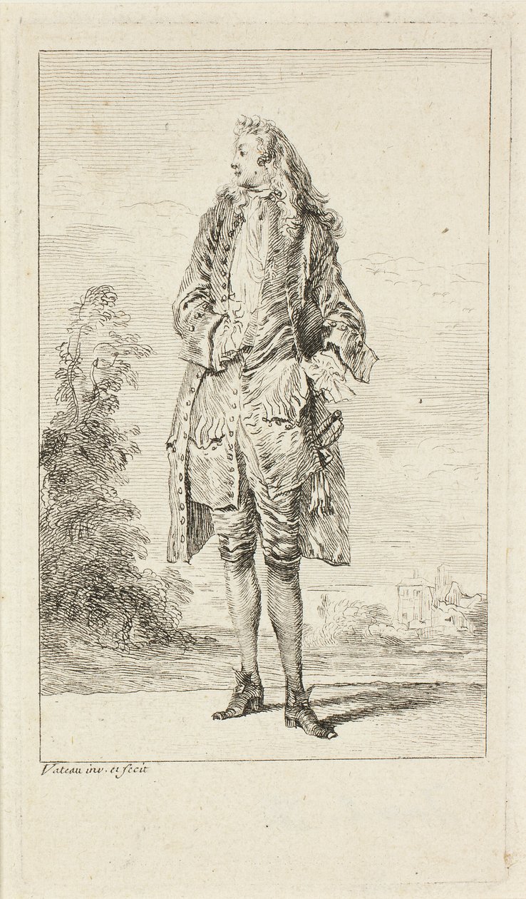 modların rakamları by Jean Antoine Watteau