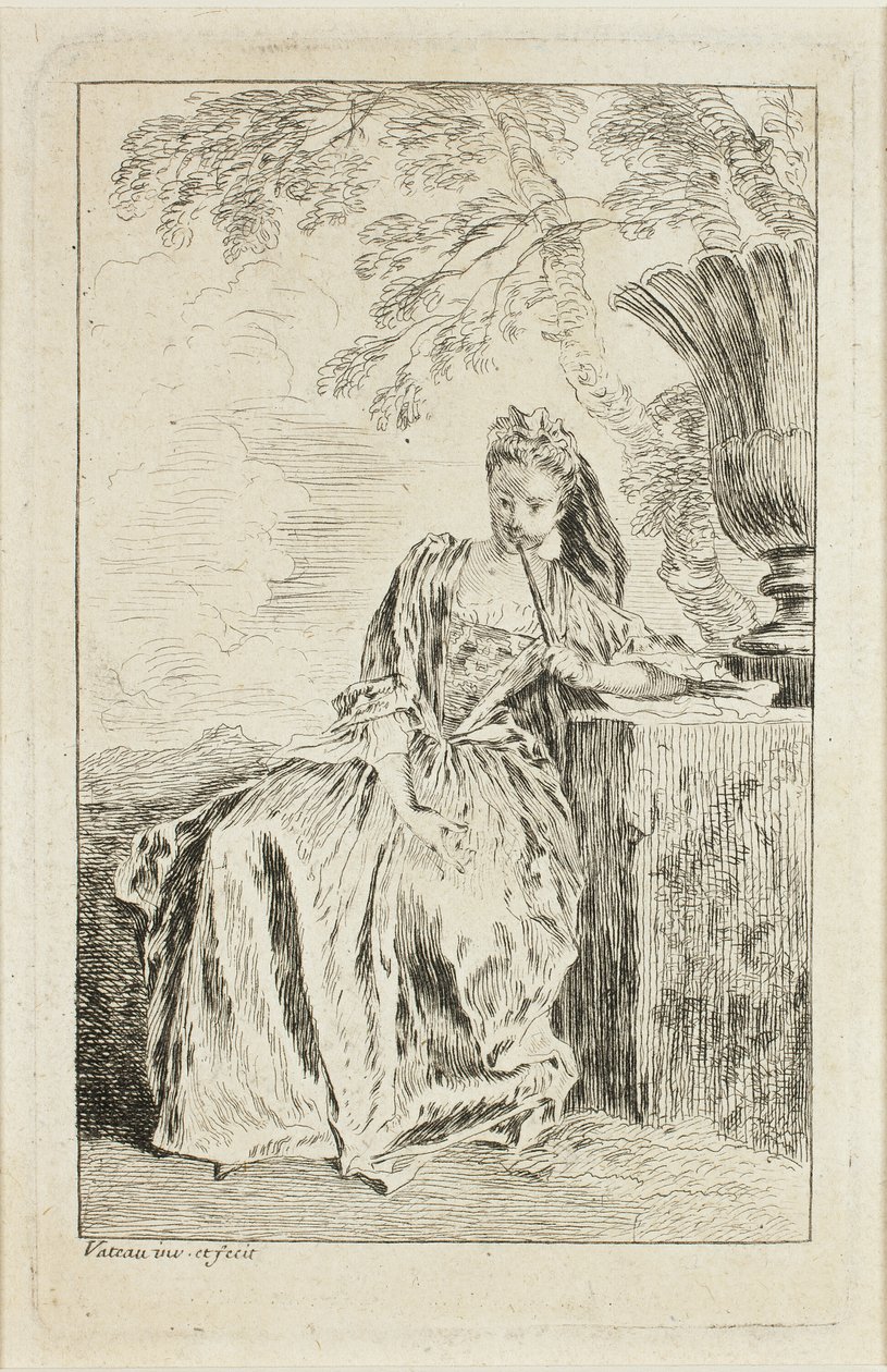 modların rakamları by Jean Antoine Watteau