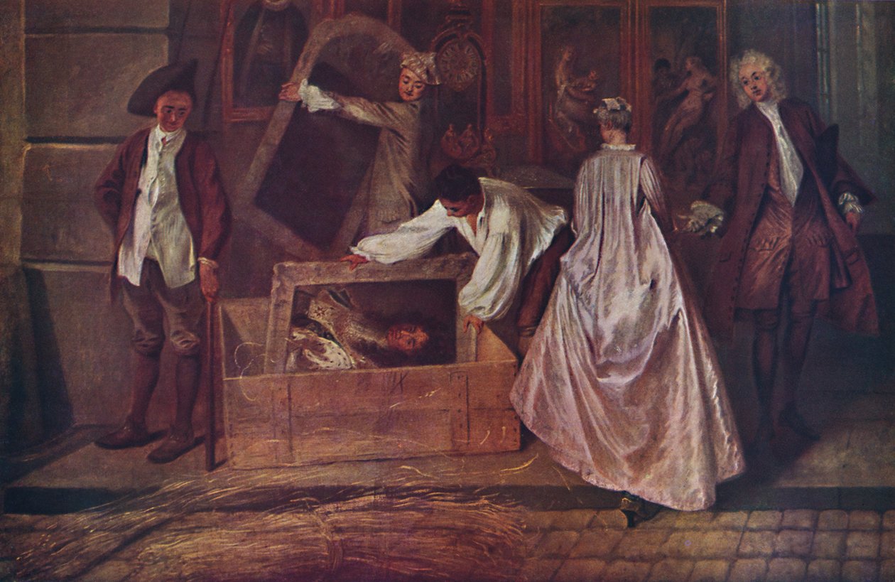Gersaint fragmanının işareti, 1720-1721, 1937 by Jean Antoine Watteau