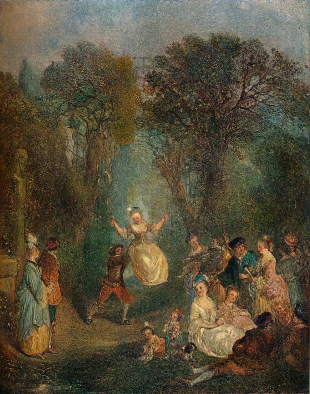 Escarpolette, c1710 by Jean Antoine Watteau