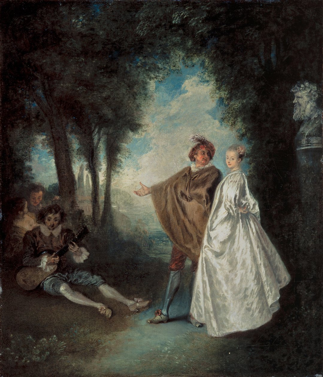 Yürüyüş by Jean Antoine Watteau