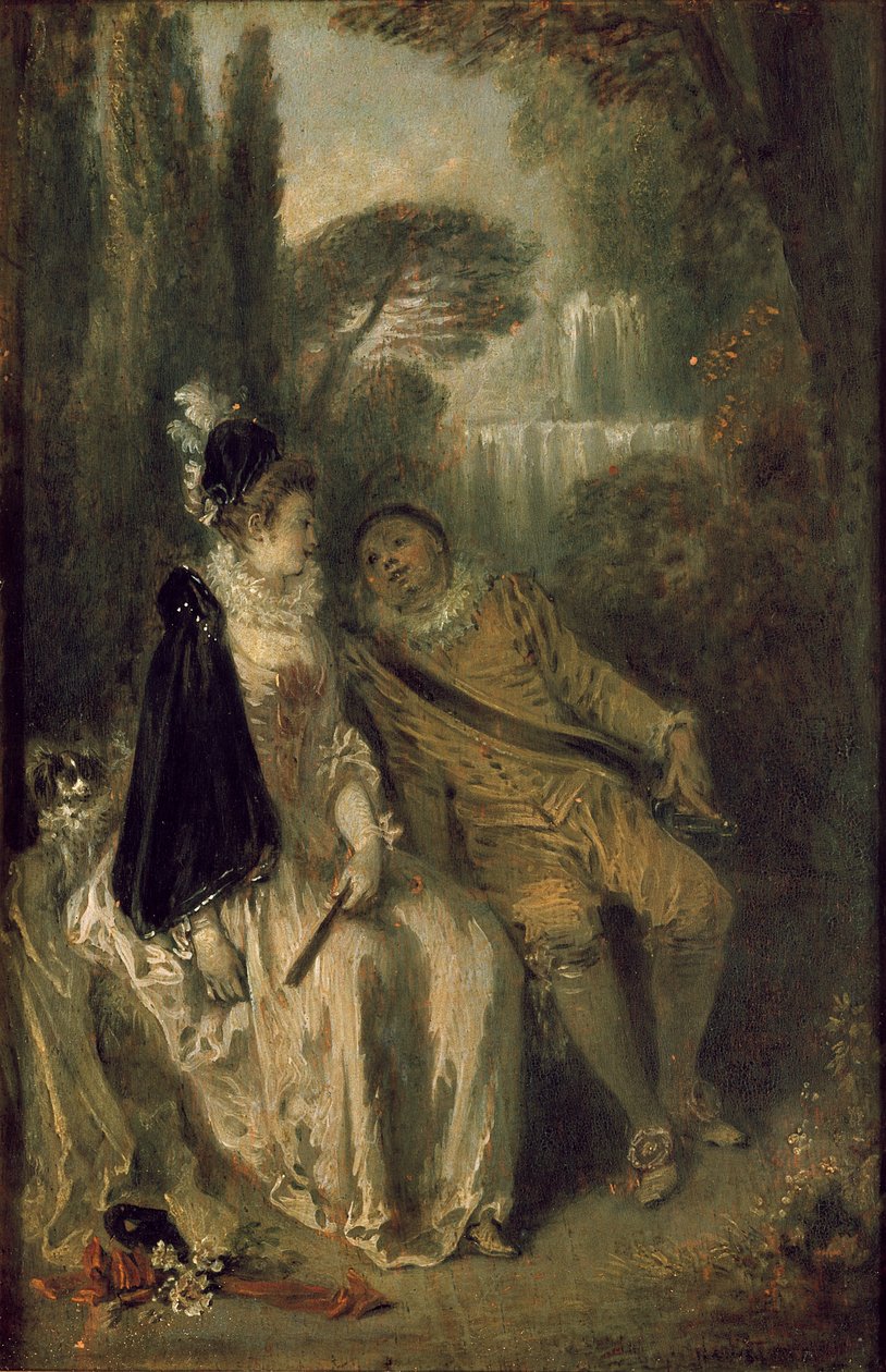 Zarif Dinlenme, c1713 by Jean Antoine Watteau
