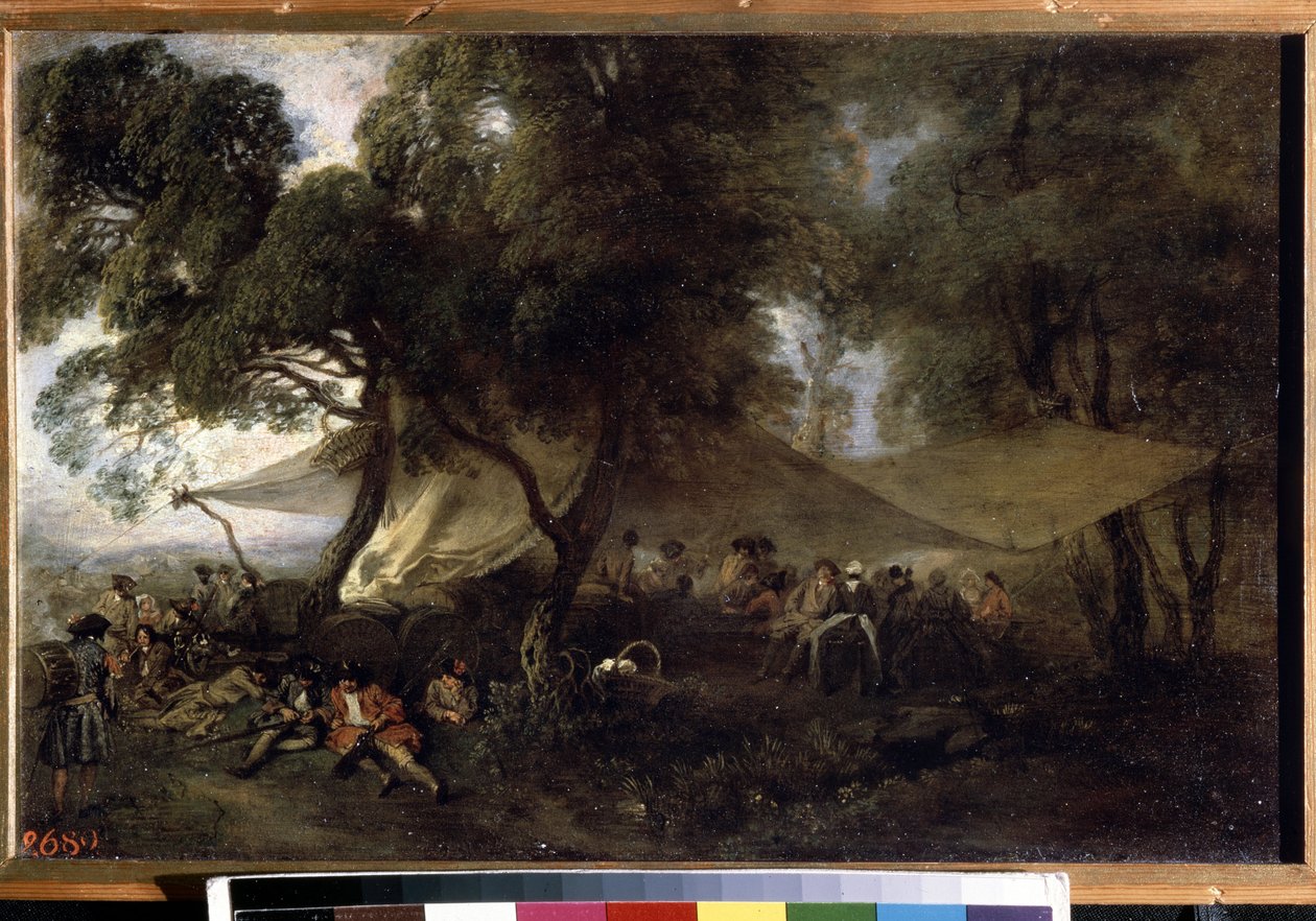 ""Savaştan kurtuluş"". (Savaştan Uzak Durun). Jean Antoine Watteau