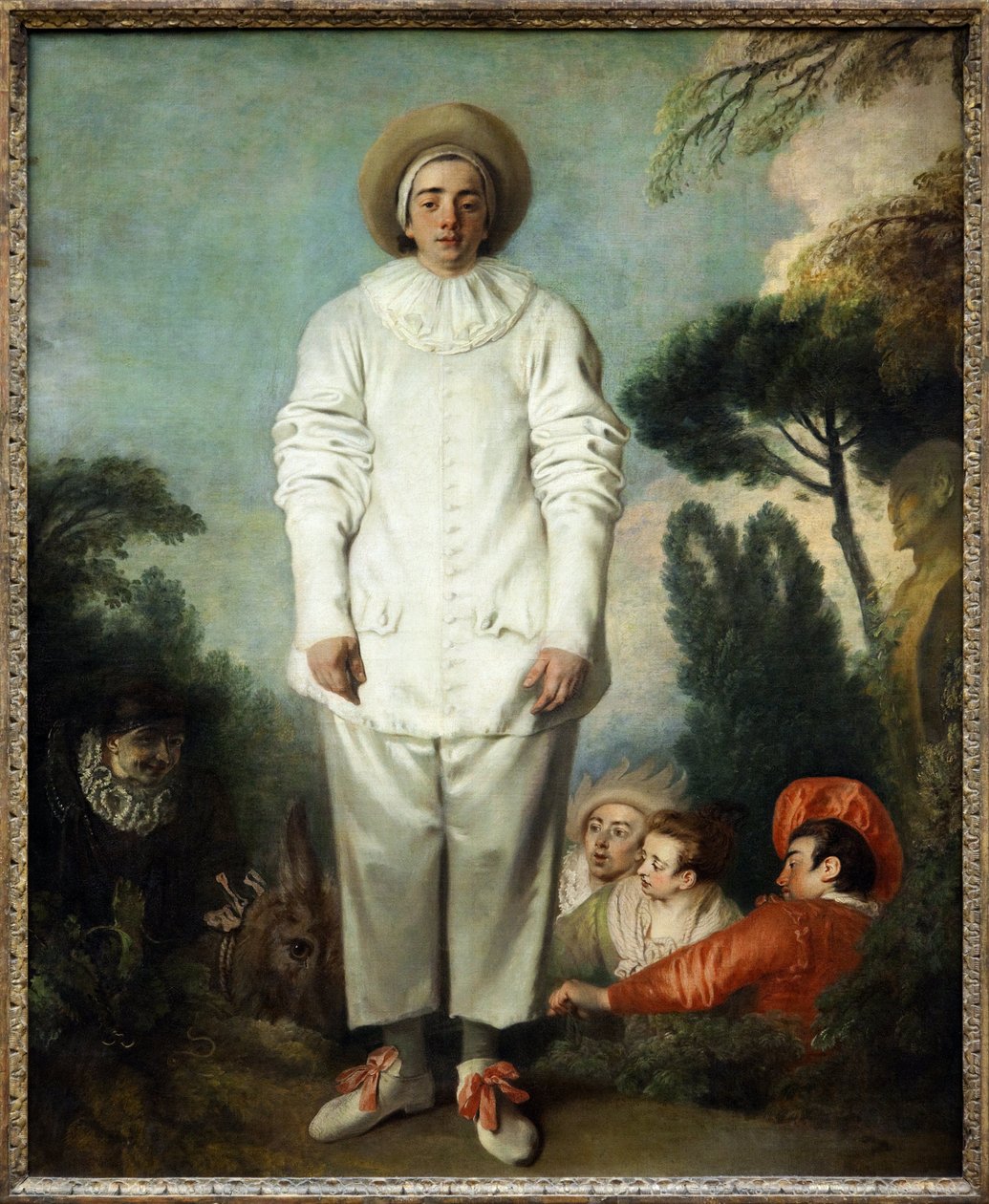 Pierrot, eski adıyla Gilles (tuval üzerine yağlı boya) by Jean Antoine Watteau