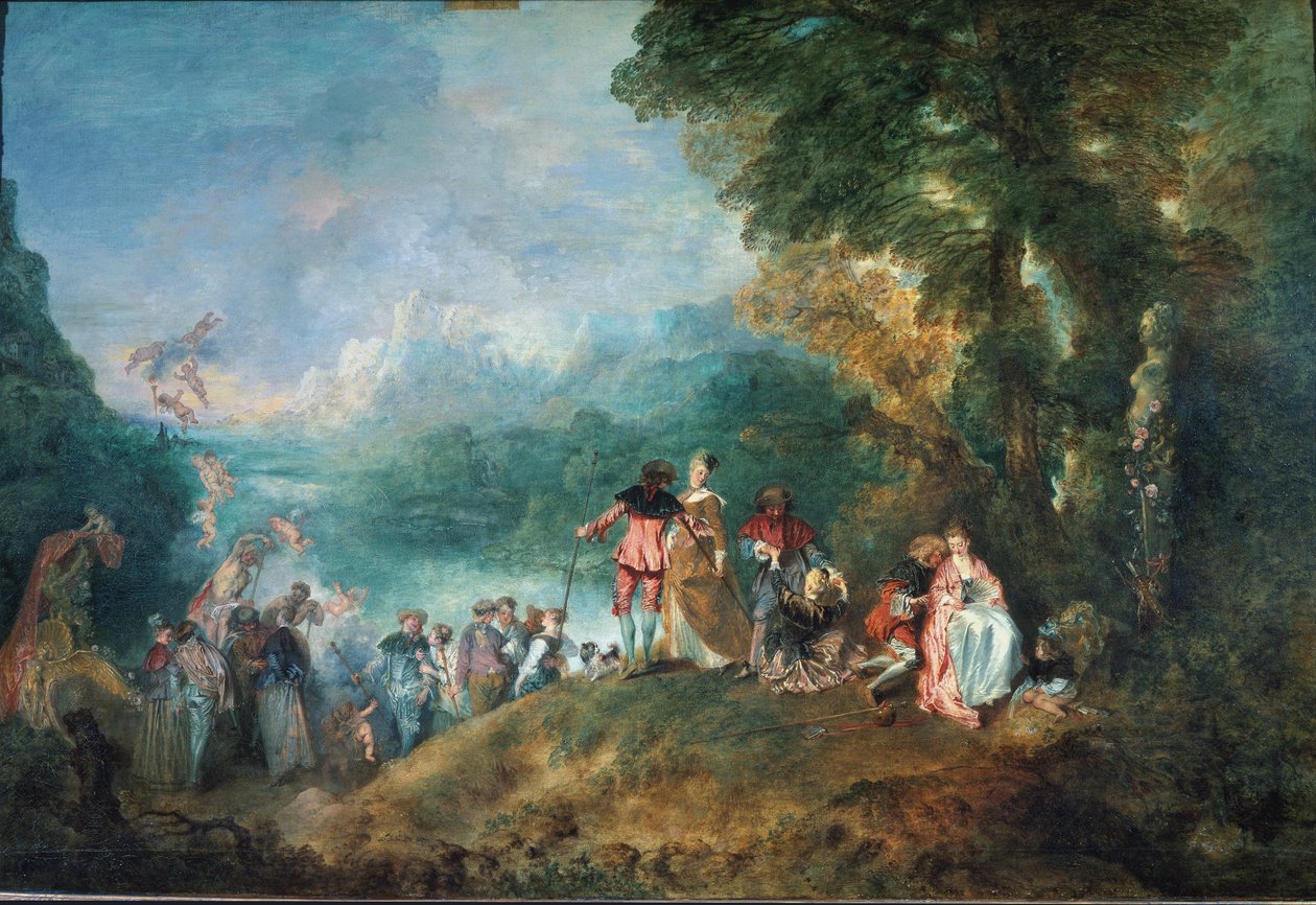  by Jean Antoine Watteau