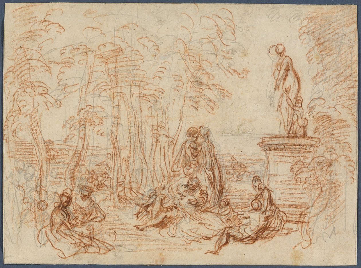  by Jean Antoine Watteau