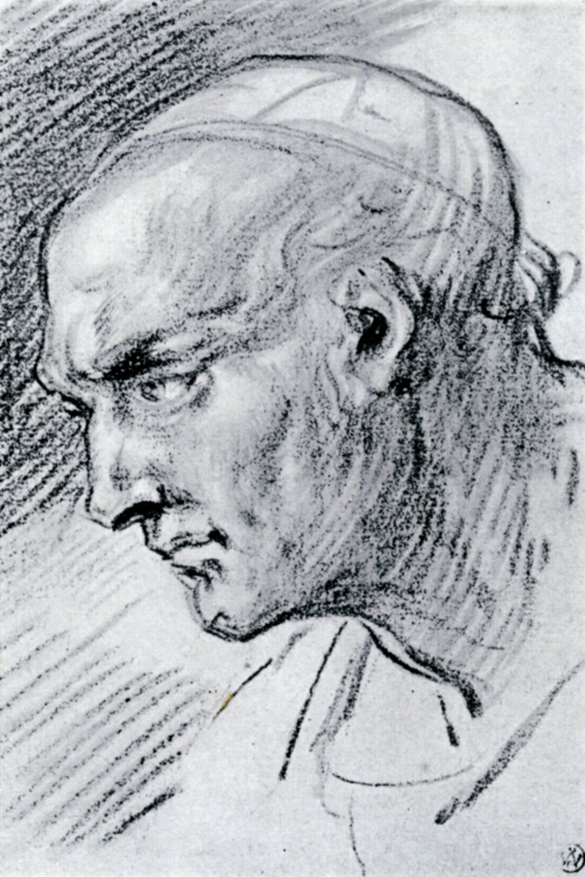 Bir kafanın incelenmesi, 1913. by Jean Antoine Watteau
