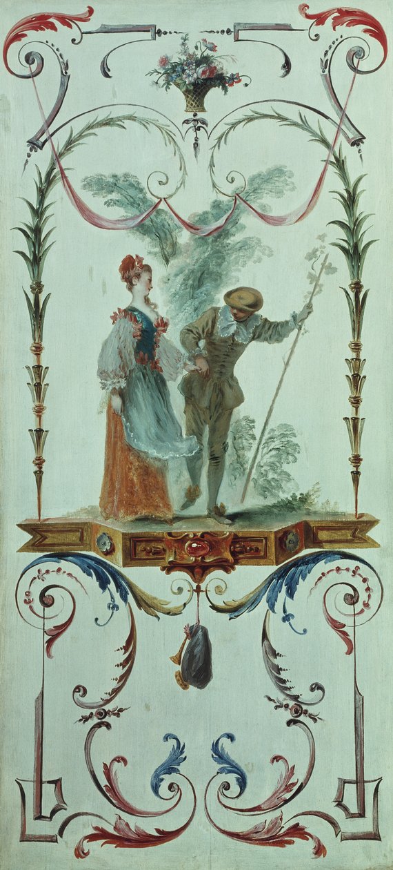 ದಿ ಚಾರ್ಮರ್, 1707-08 ಟರ್ಕ್ by Jean Antoine Watteau