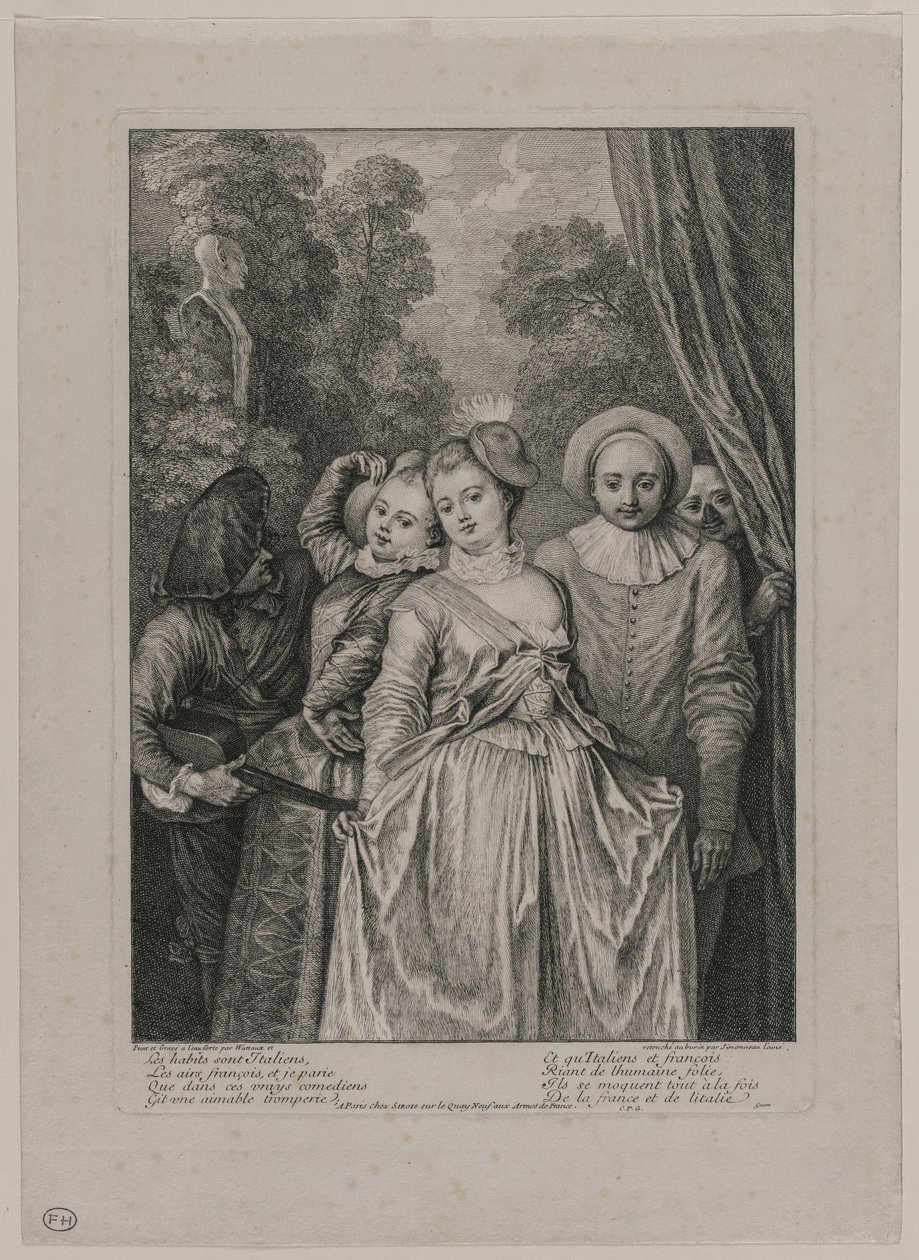  by Jean Antoine Watteau