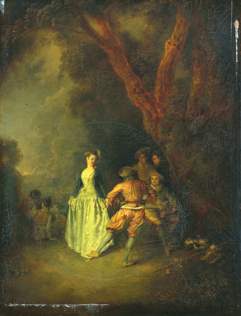 Ülke Dansı, c.1711 by Jean Antoine Watteau