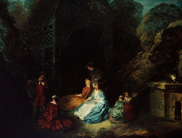 flütçü by Jean Antoine Watteau