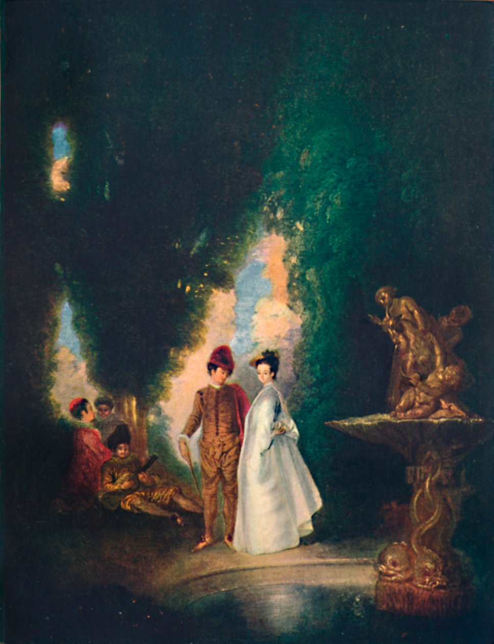 Çeşme, 18. yüzyıl, 1911 by Jean Antoine Watteau